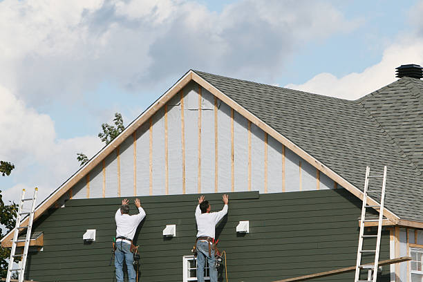Professional Siding Replacement technician working in Roxboro, NC